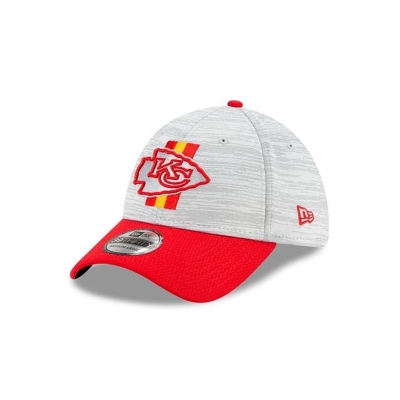 Red Kansas City Chiefs Hat - New Era NFL Official NFL Training 39THIRTY Stretch Fit Caps USA4253786